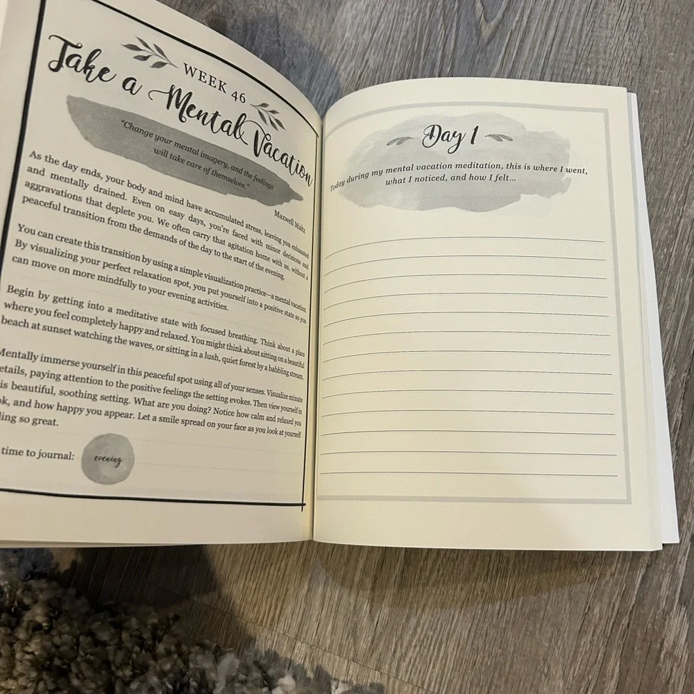 N/A mindfulness journal